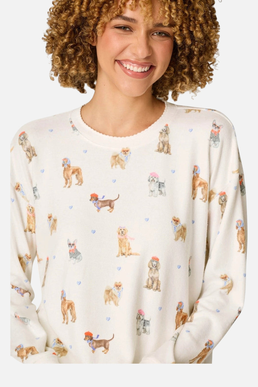 PJ Salvage Meet Me In Pawris Long Sleeve Top – detail