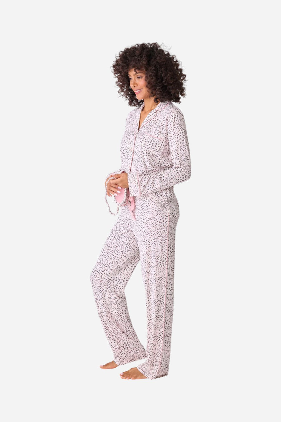 PJ Salvage Modal Dreams 3-Piece PJ Set in Stone – alternate