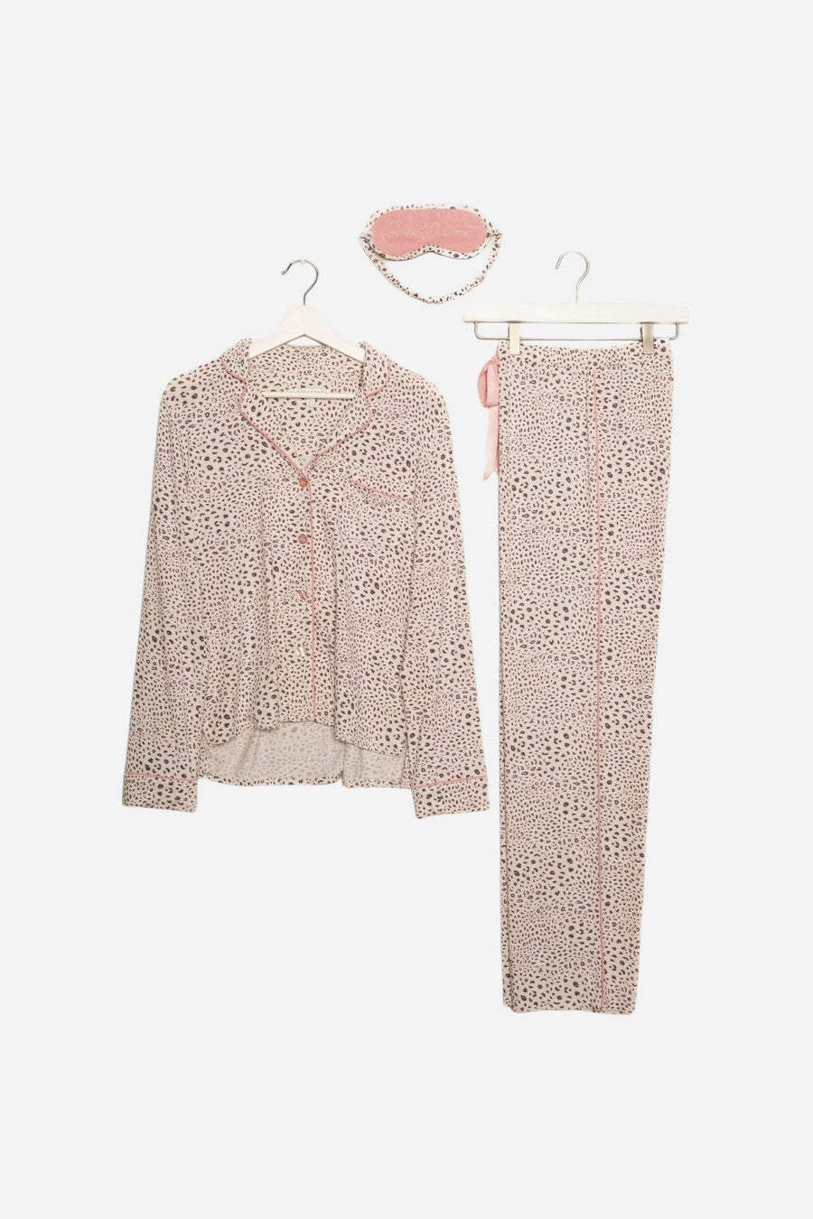 PJ Salvage Modal Dreams 3-Piece PJ Set in Stone – back view