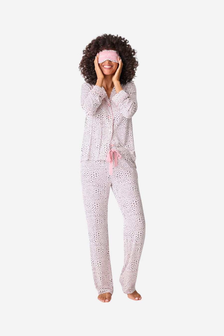 PJ Salvage Modal Dreams 3-Piece PJ Set in Stone – side view