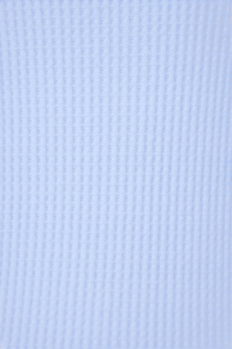 PJ Salvage Morning Waffles Long Sleeve Top in Periwinkle – flat lay
