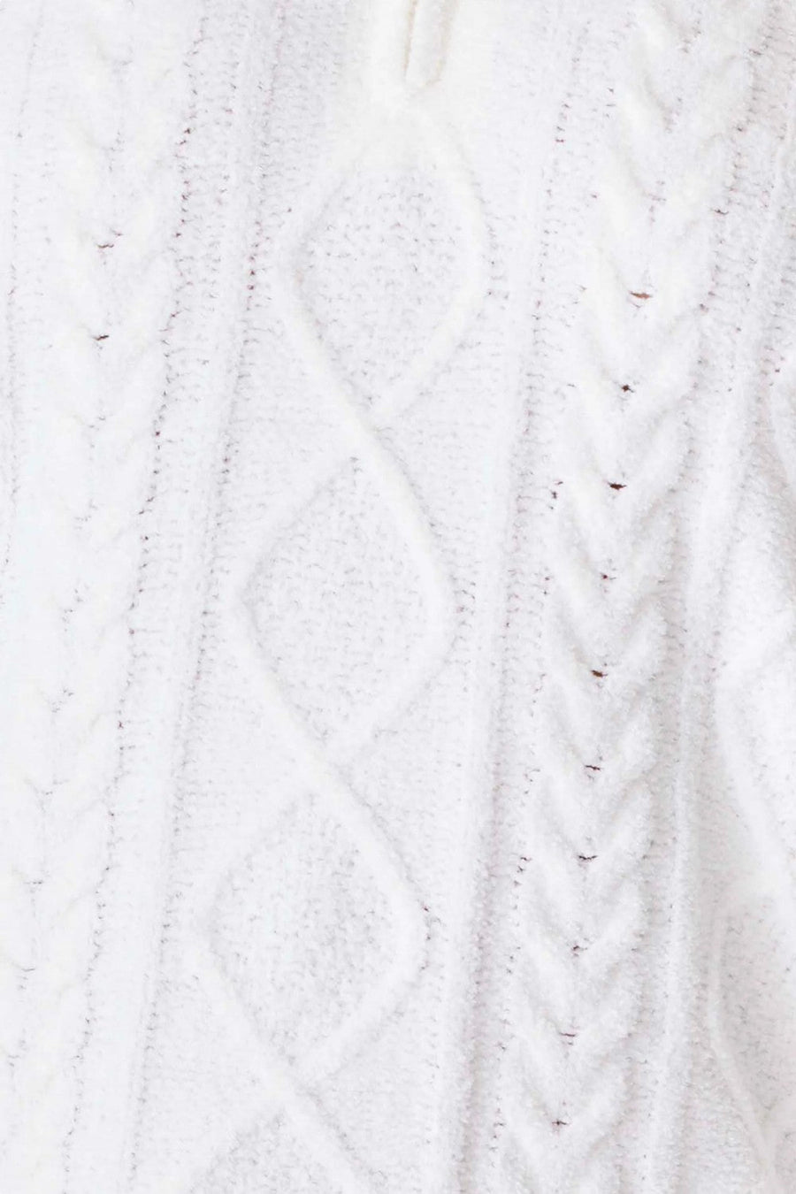 PJ Salvage Robe Cable Crew Ivory – alternate