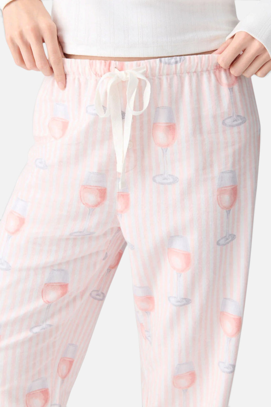 PJ Salvage Rose All Day Flannel Pant – alternate