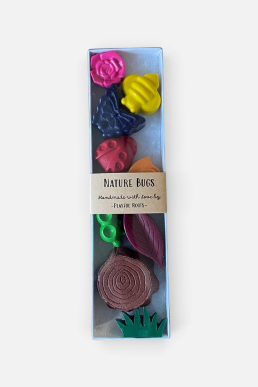Playful Roots Nature Bug Crayon Gift Set – front view