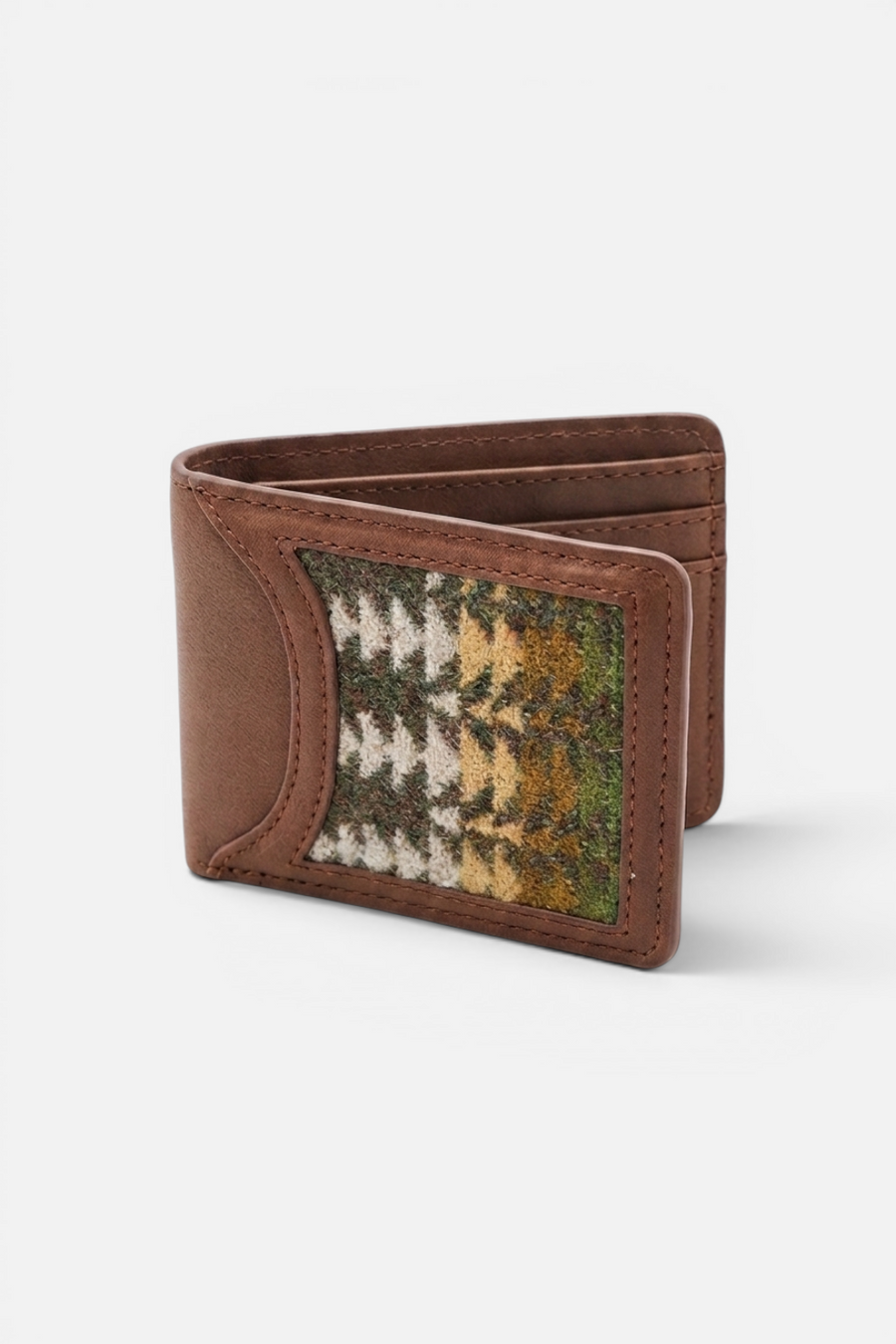 Pendleton wallet in olive green — front view