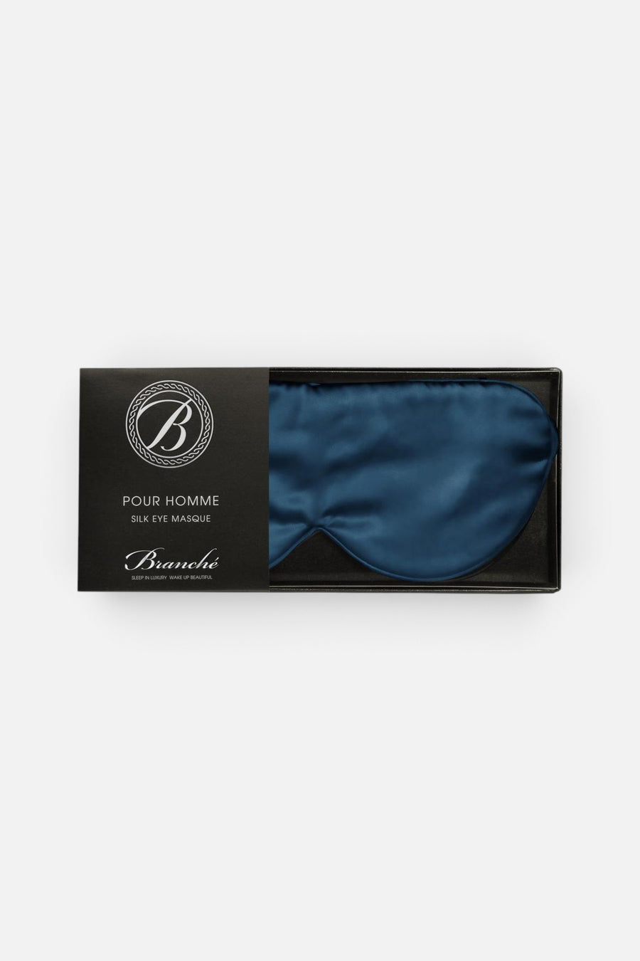 Pour Homme Silk Eye Masque Sapphire – back view