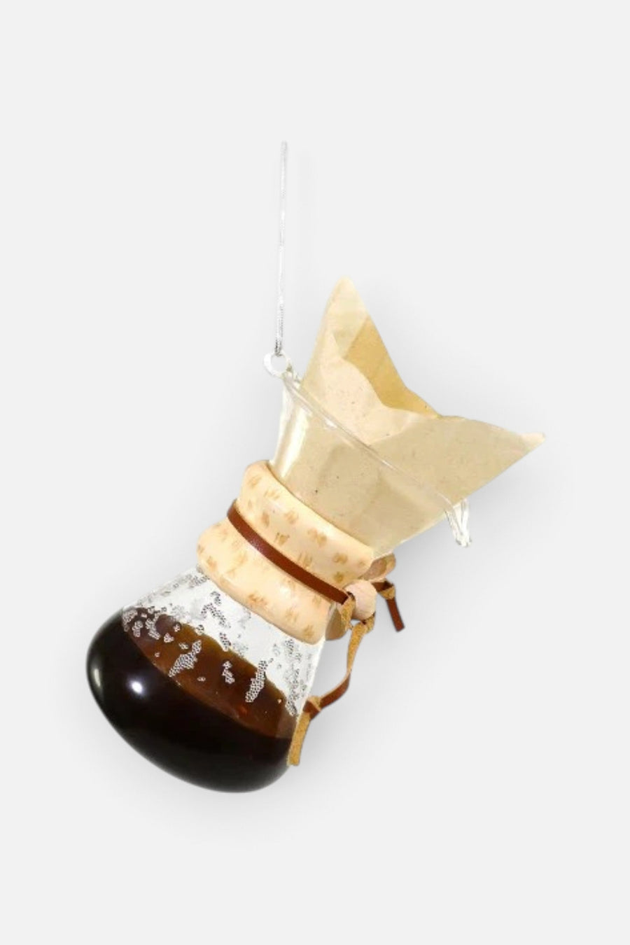 Pour Over Coffee Maker Ornament – front view