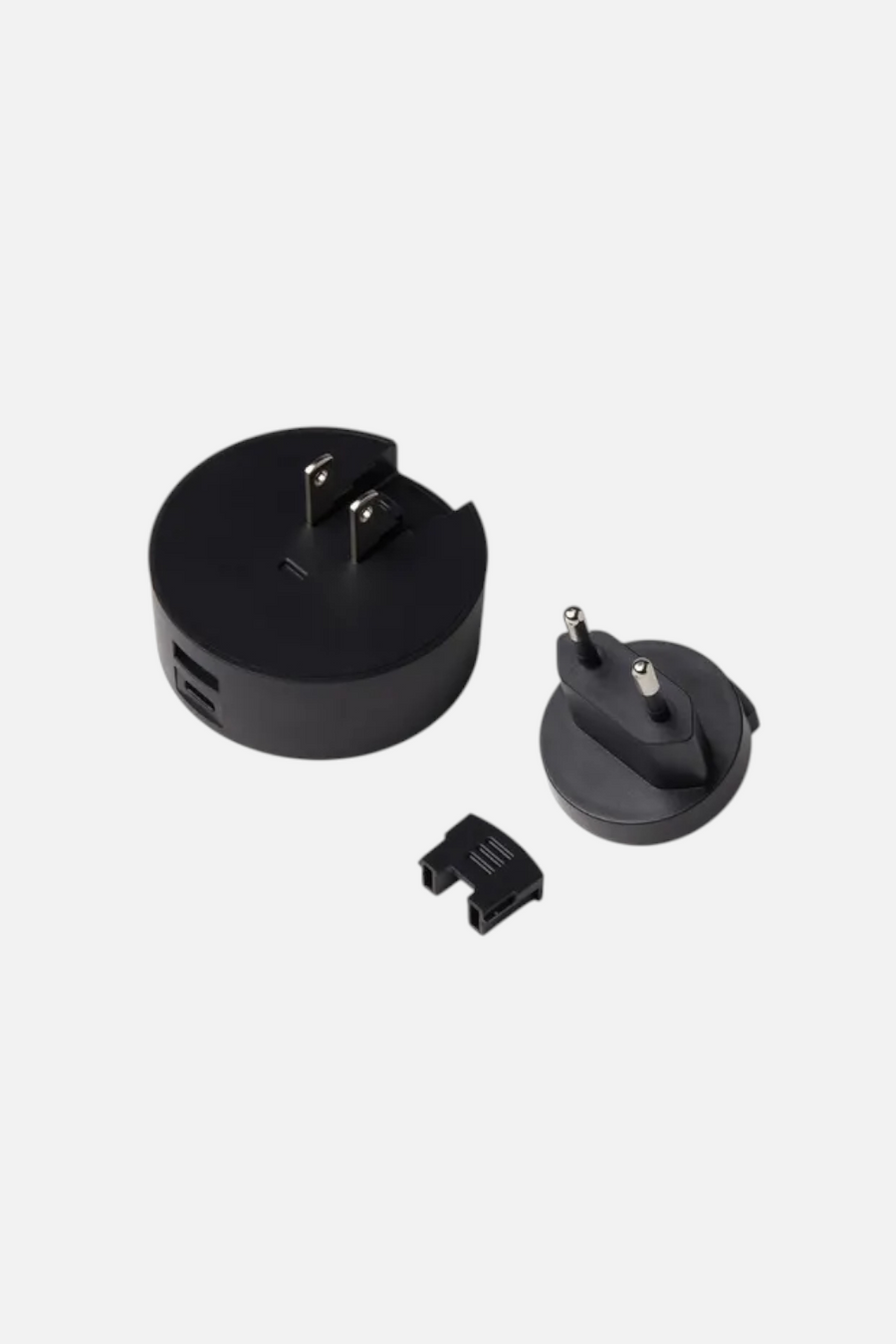 Poweron Black Dual USB Charger – back view