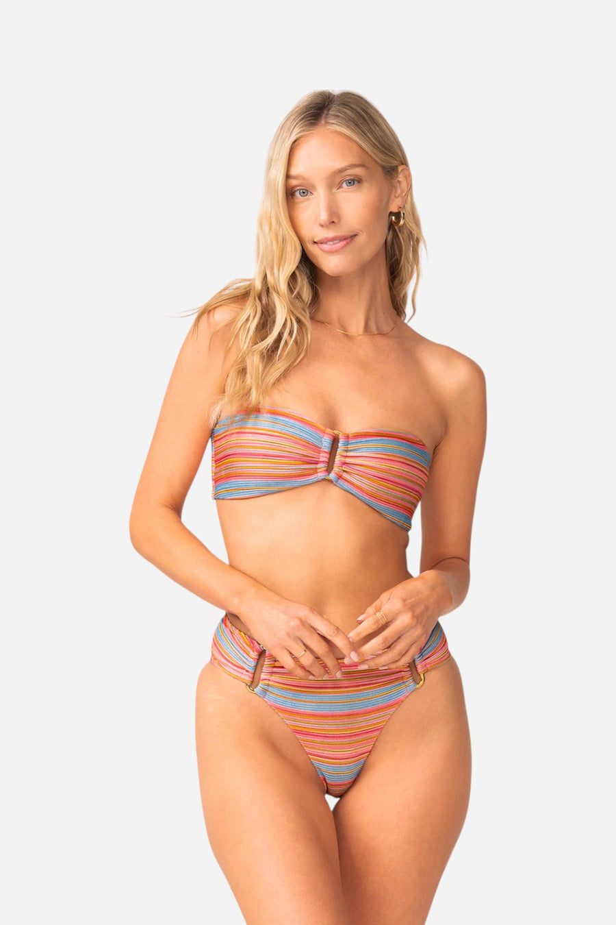 PQ Swim Balboa Detailed Fanned Bottom – side view