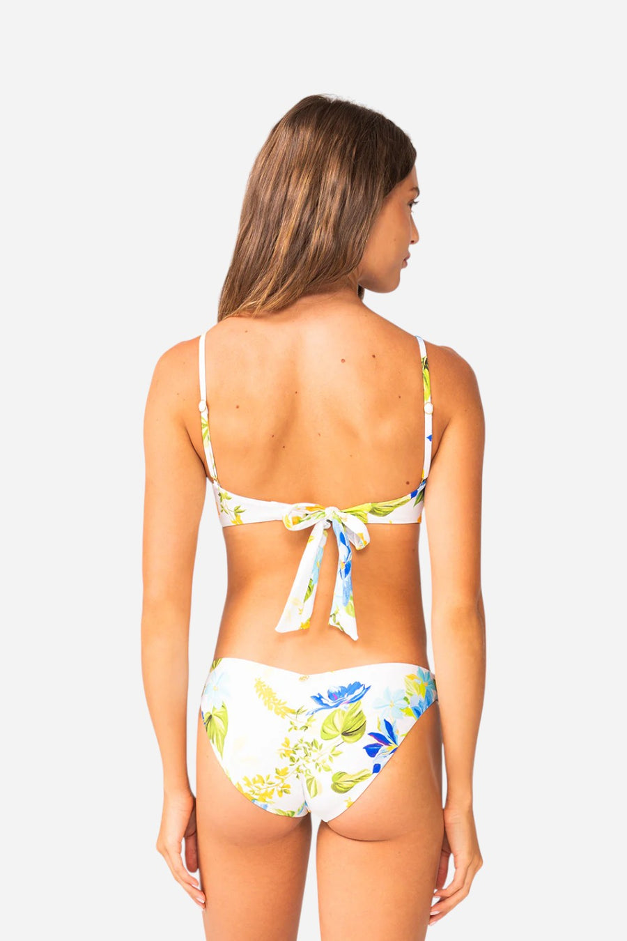 PQ Swim Bluebell Basic Ruched Bottom – side view