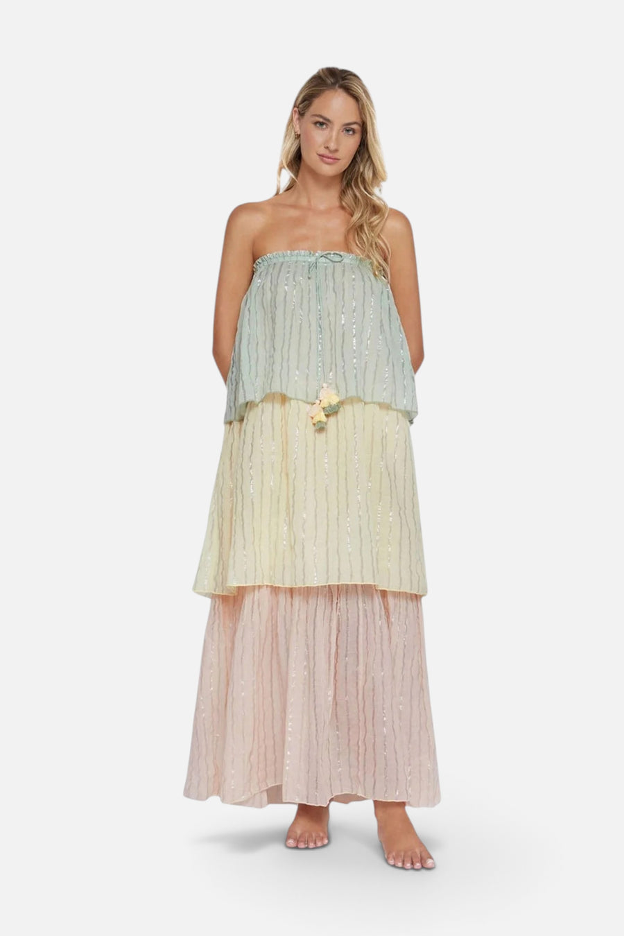PQ Swim Golden Hour Briar Dress – front view