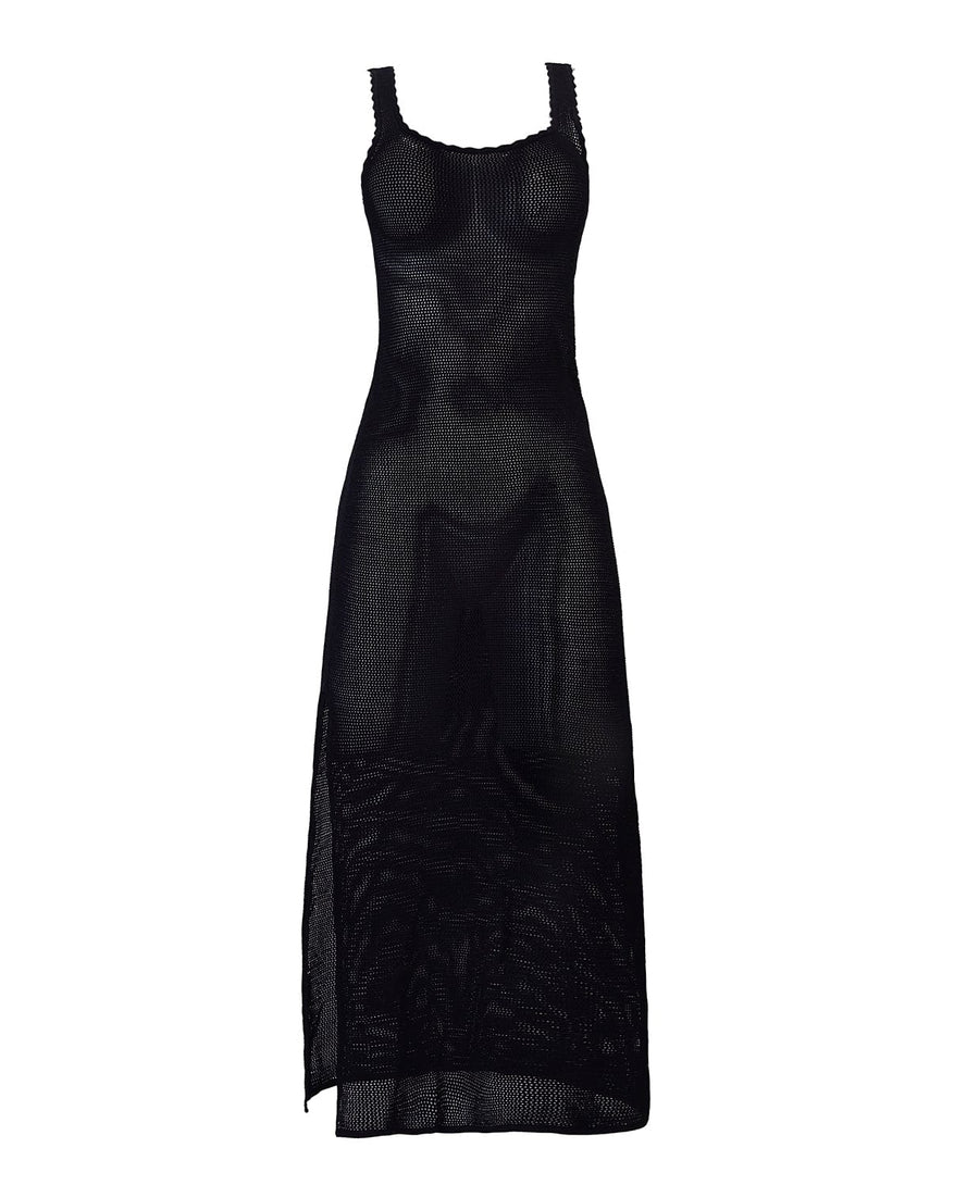PQ Swim Lettie Dress in Midnight – side view