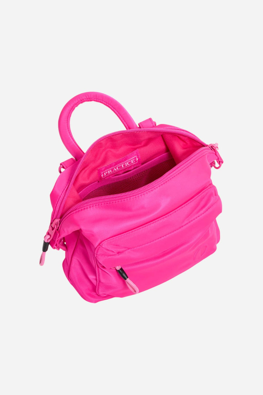 Practice Karma Mini Crossbody in Dragonfruit – side view