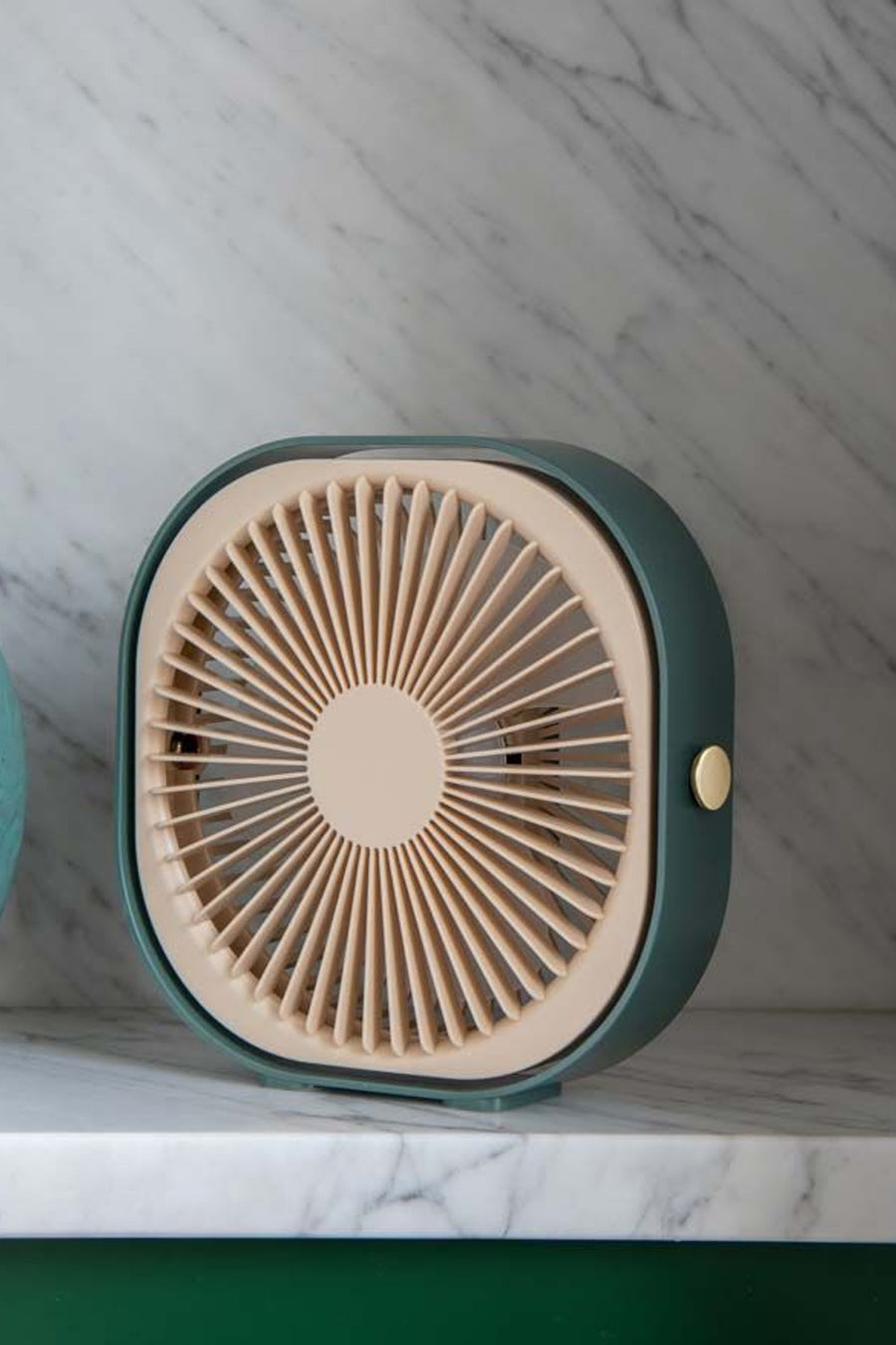 Printworks Fantastic Portable Fan in Green – detail