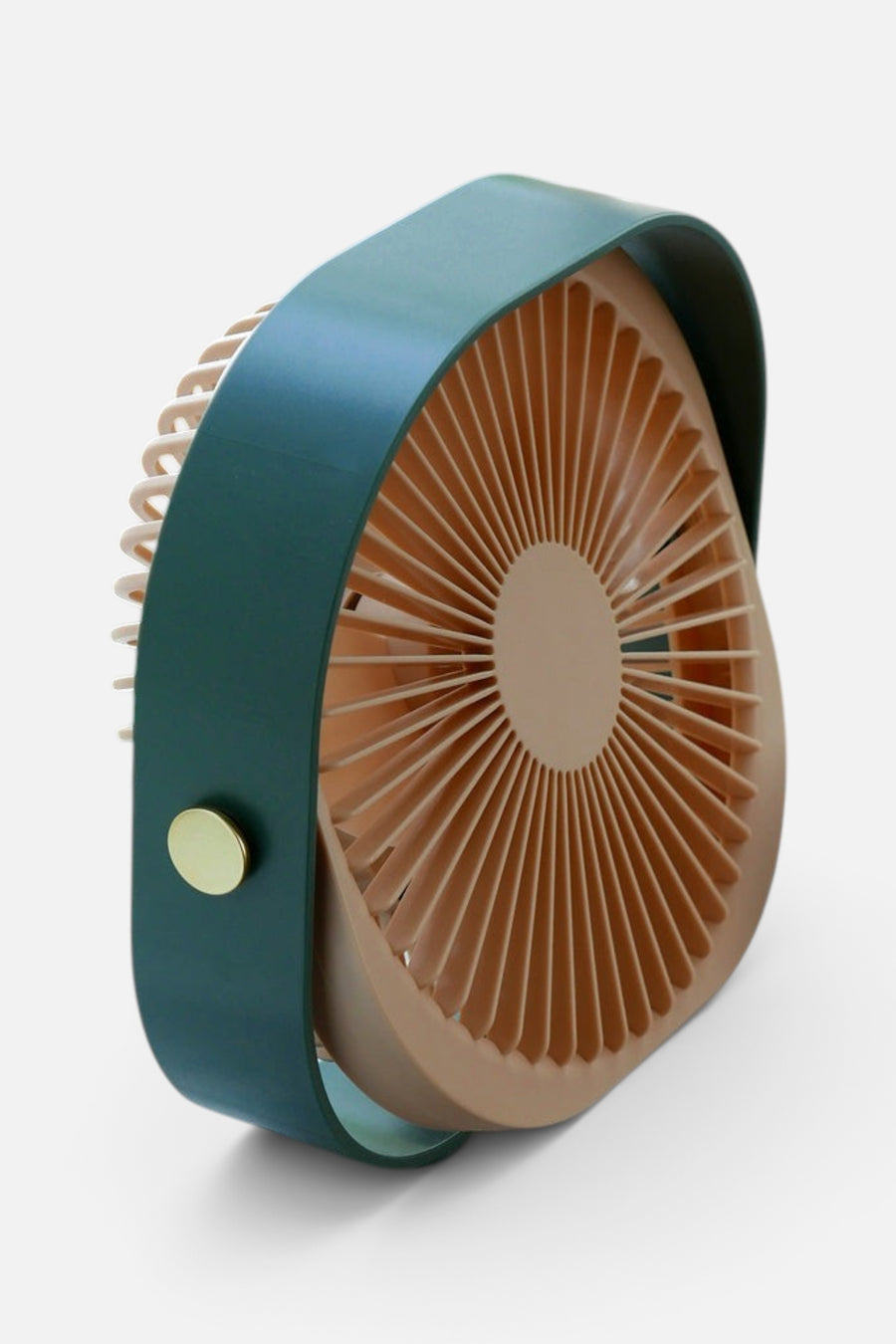 Printworks Fantastic Portable Fan in Green – side view