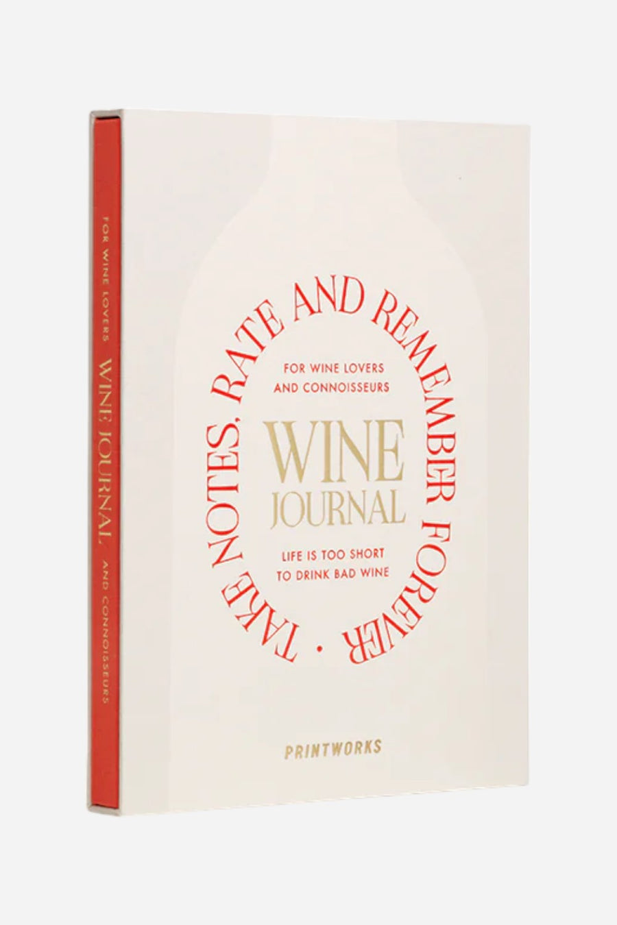 Printworks Wine Tasting Journal – detail
