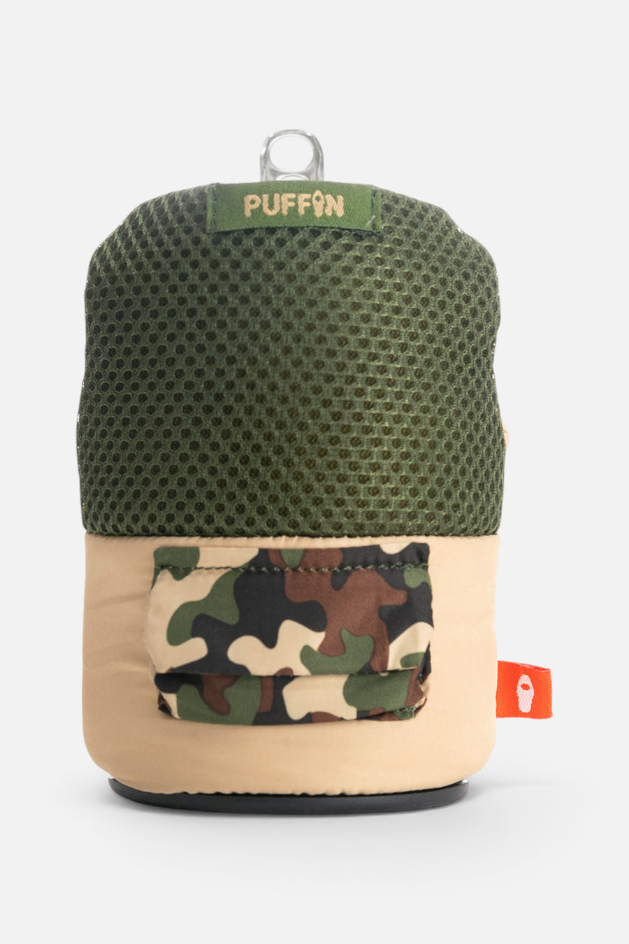 Puffin Drinkwear The Adventurer Beverage Vest in Taco Tan Olive – side view