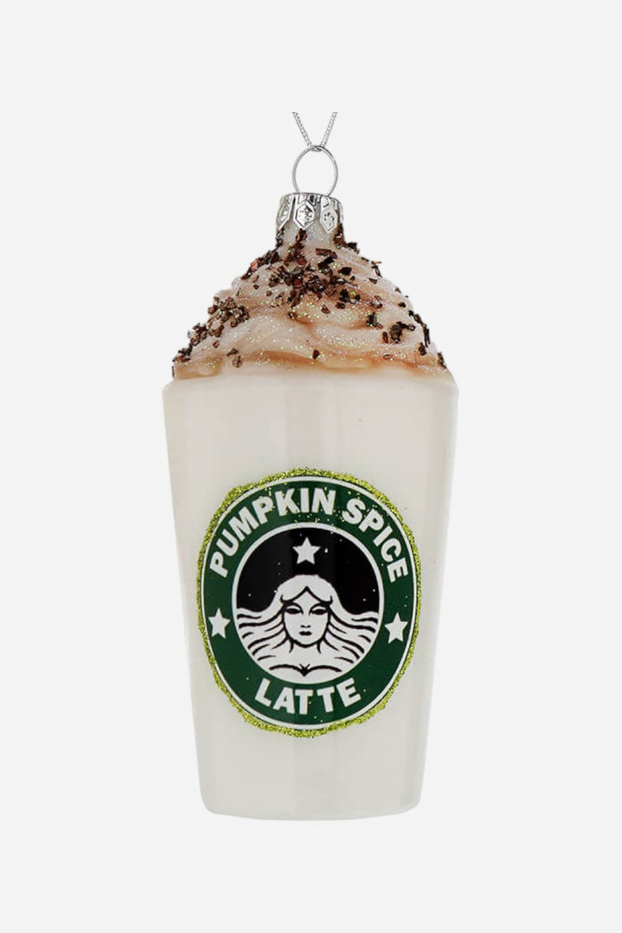 Pumpkin Spice Latte Ornament – front view