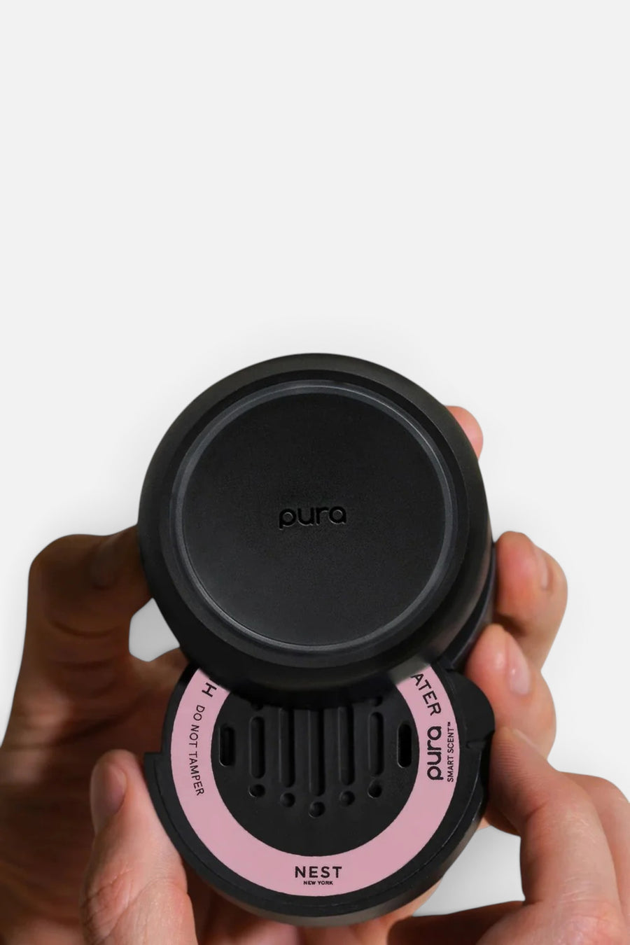 Pura Himalayan Salt & Rosewater Car Diffuser Refill – side view