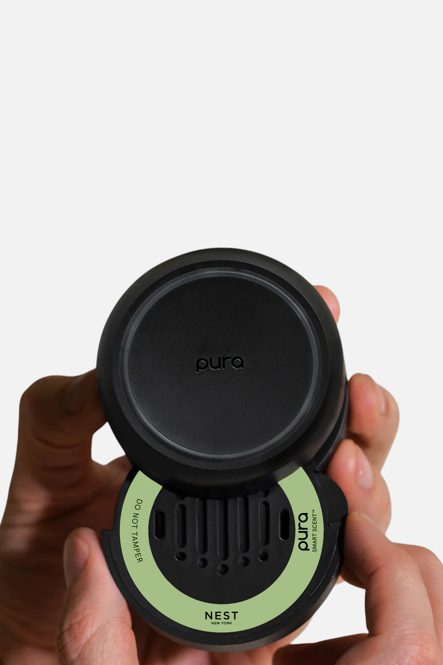 Pura Nest Bamboo Car Fragrance Diffuser Refill – side view