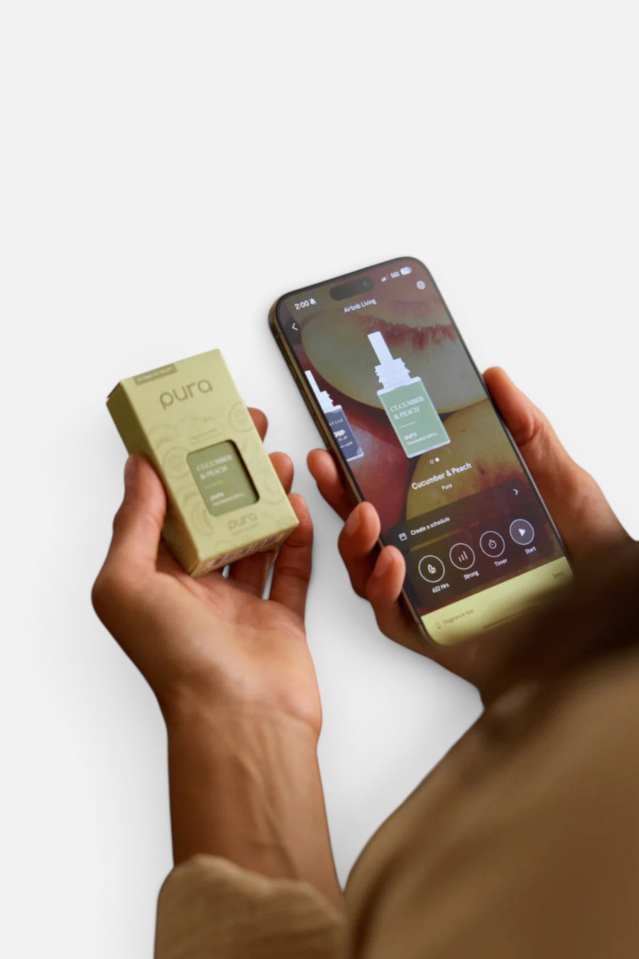 Pura Plus ™ Device in White – detail