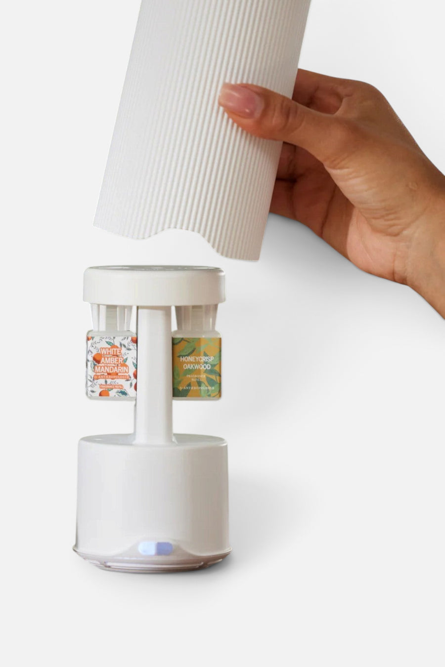 Pura Plus ™ Device in White – side view