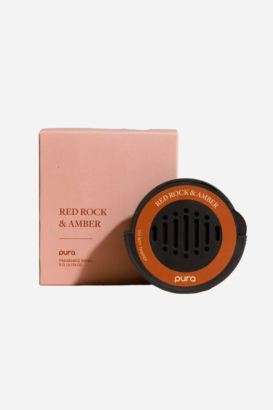 Pura Red Rock and Amber Car Fragrance Refill – front view