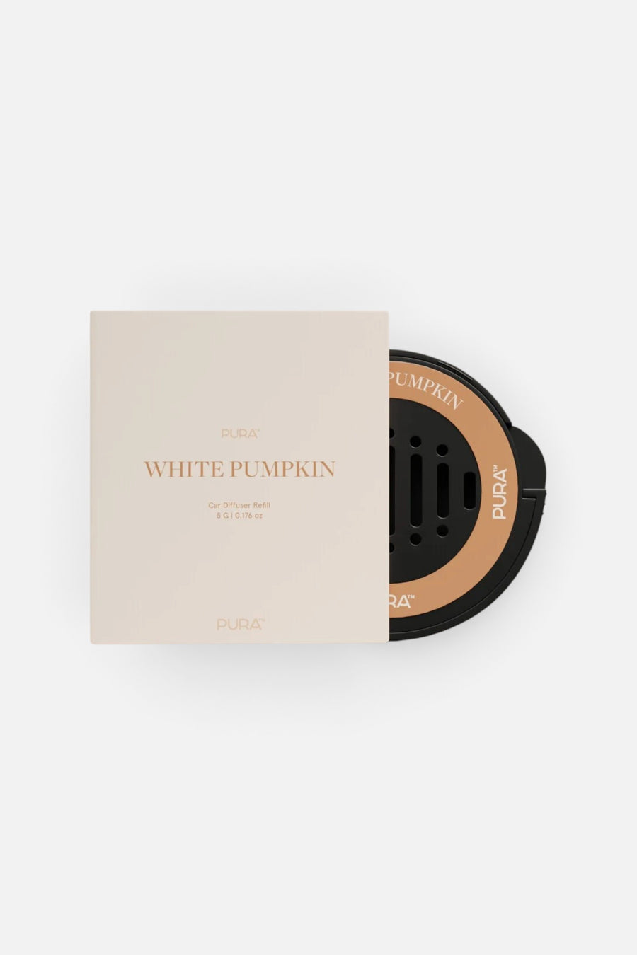 Pura White Pumpkin Car Fragrance Refill – front view