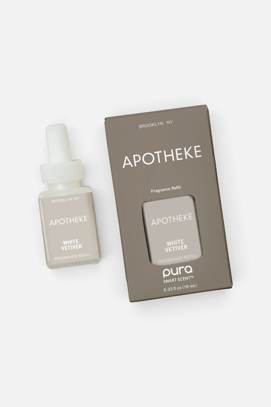 Pura White Vetiver Smart Vial Refill – back view