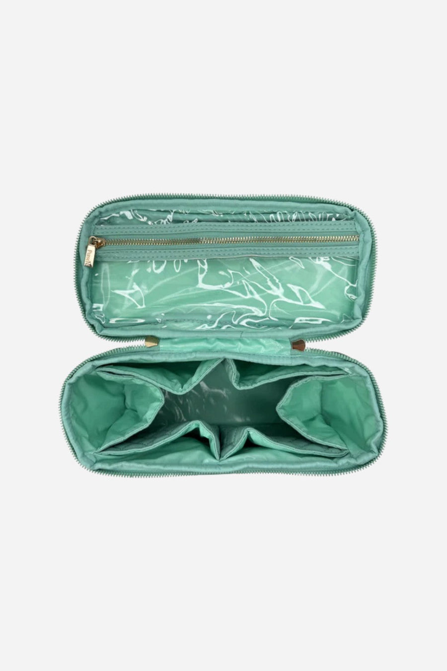 Pursen Classic Train Case – flat lay