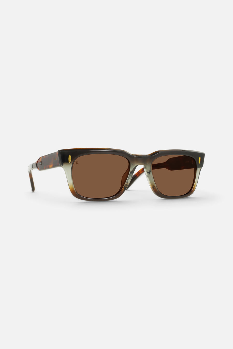 Raen Conway Sunglasses in Furrow / Brasa – back view