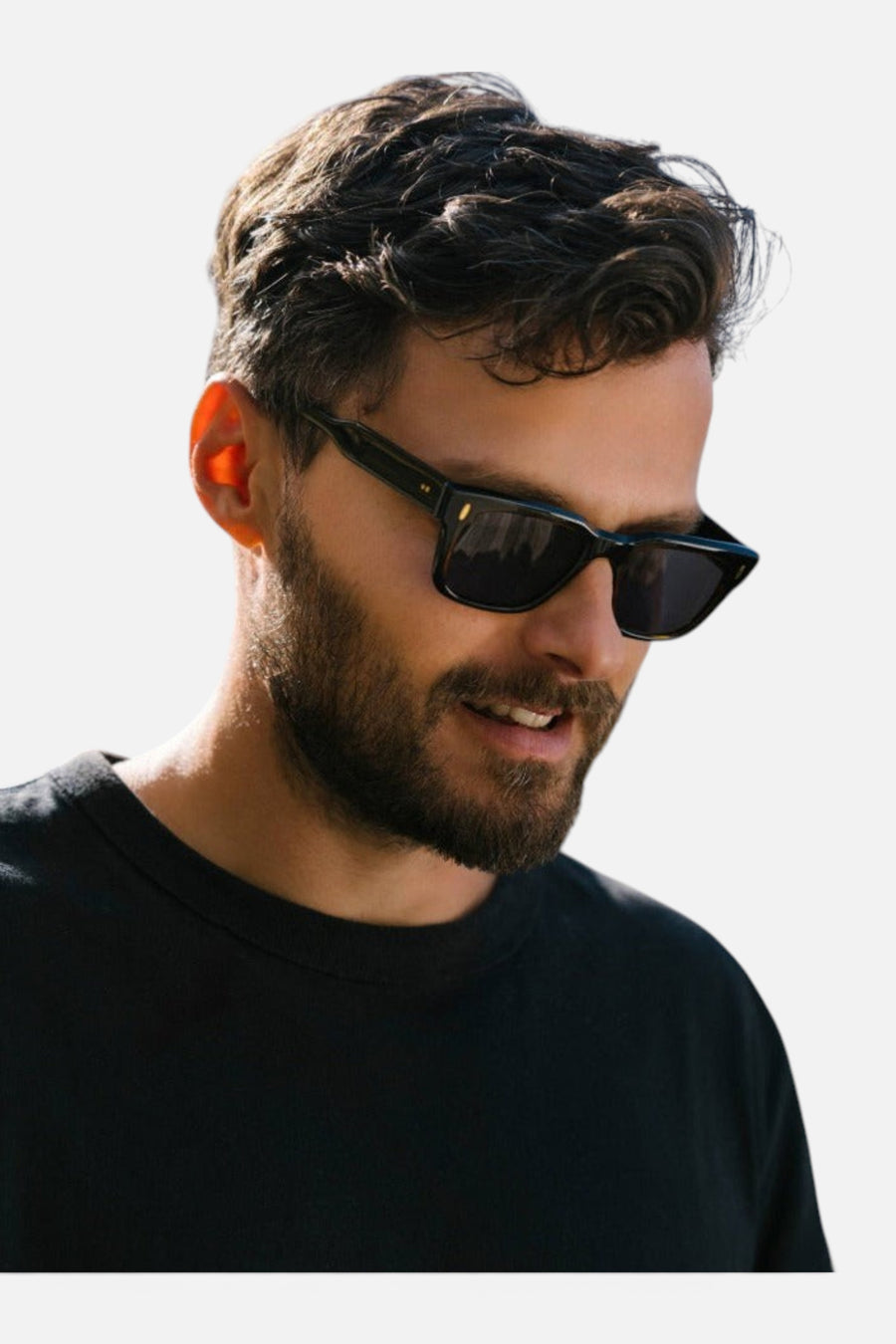 Raen Conway Sunglasses in Furrow / Brasa – detail