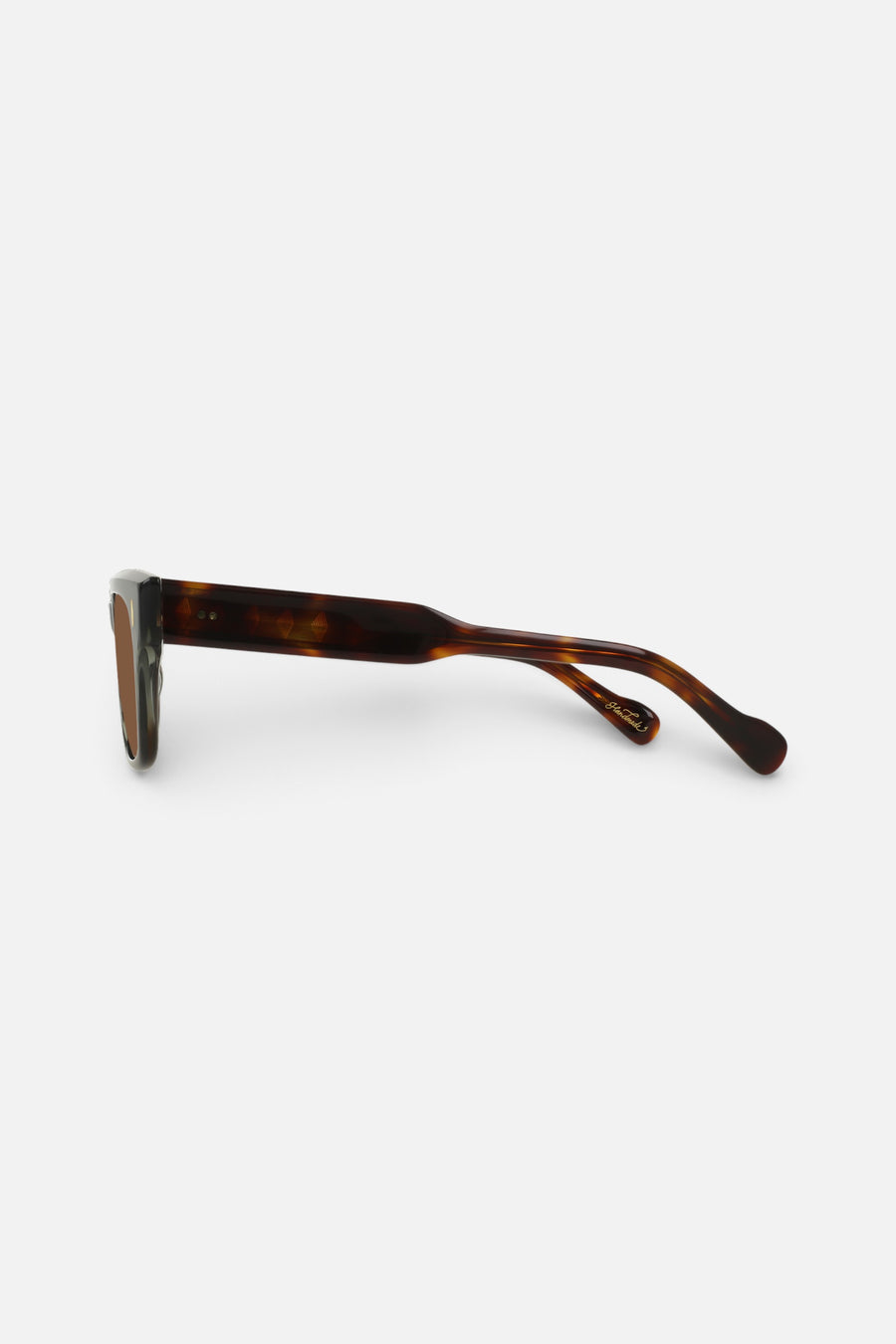 Raen Conway Sunglasses in Furrow / Brasa – side view
