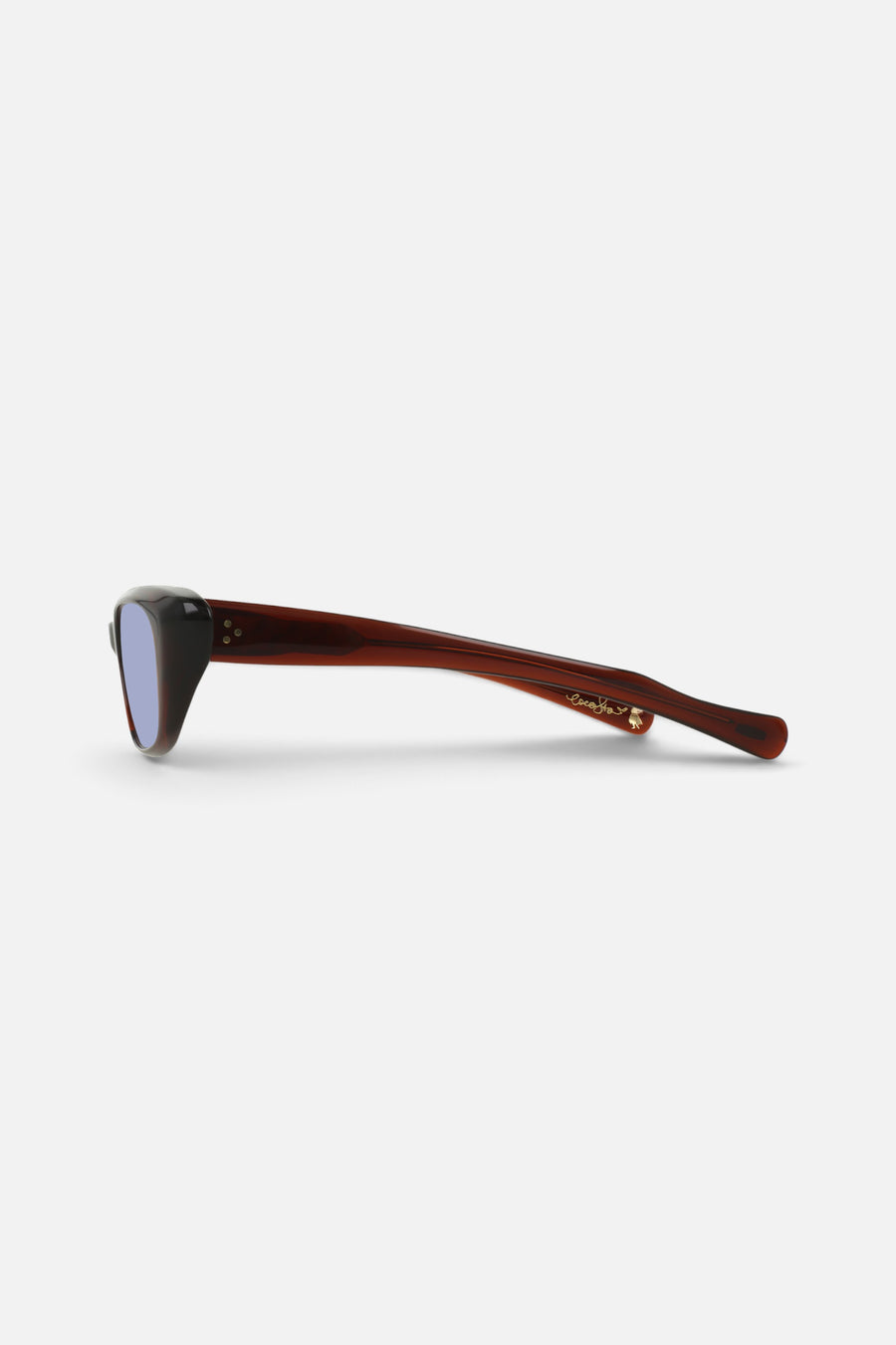 Raen Iwa Sunglasses in Cask / Lavender – side view