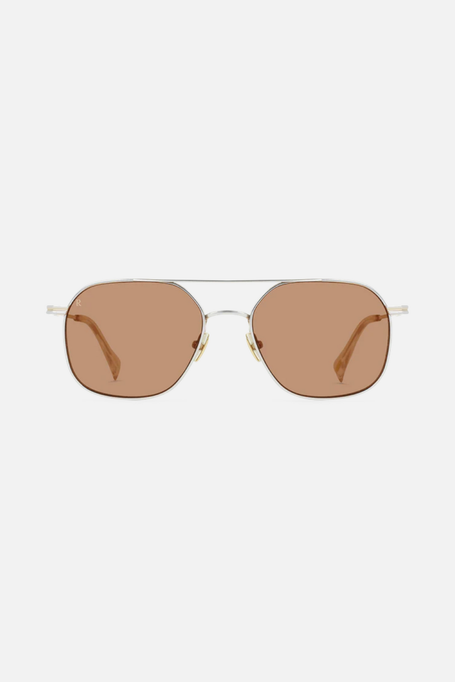 Raen Optics Spyre Sunglasses Silver & Classic Gold & Ceylon