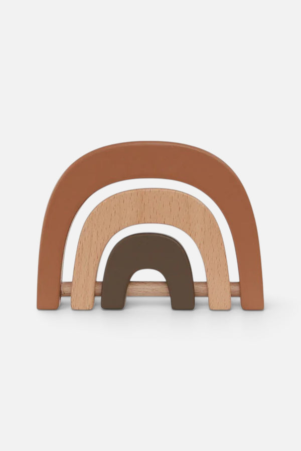Rainbow Beech Wood Rattle Nature