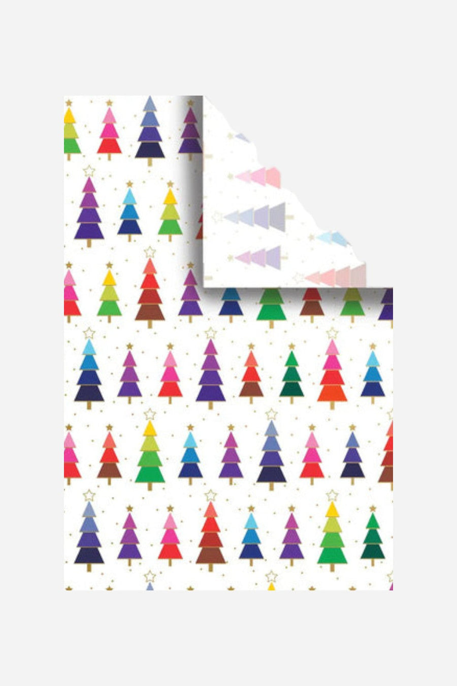 Rainbow Trees Printed Tissue Paper – front view