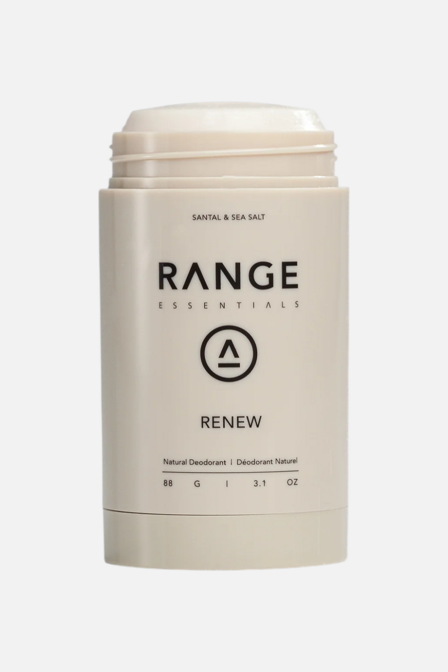Range Essentials Men's Deodorant 88G - Renew: Santal & Sea Salt – back view