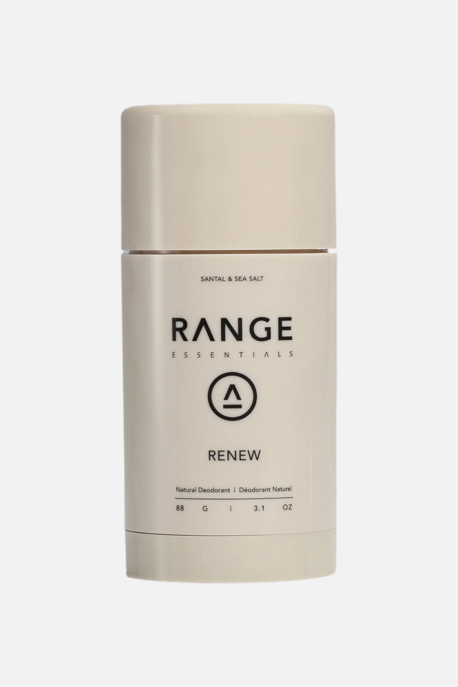 Range Essentials Men's Deodorant 88G - Renew: Santal & Sea Salt – front view