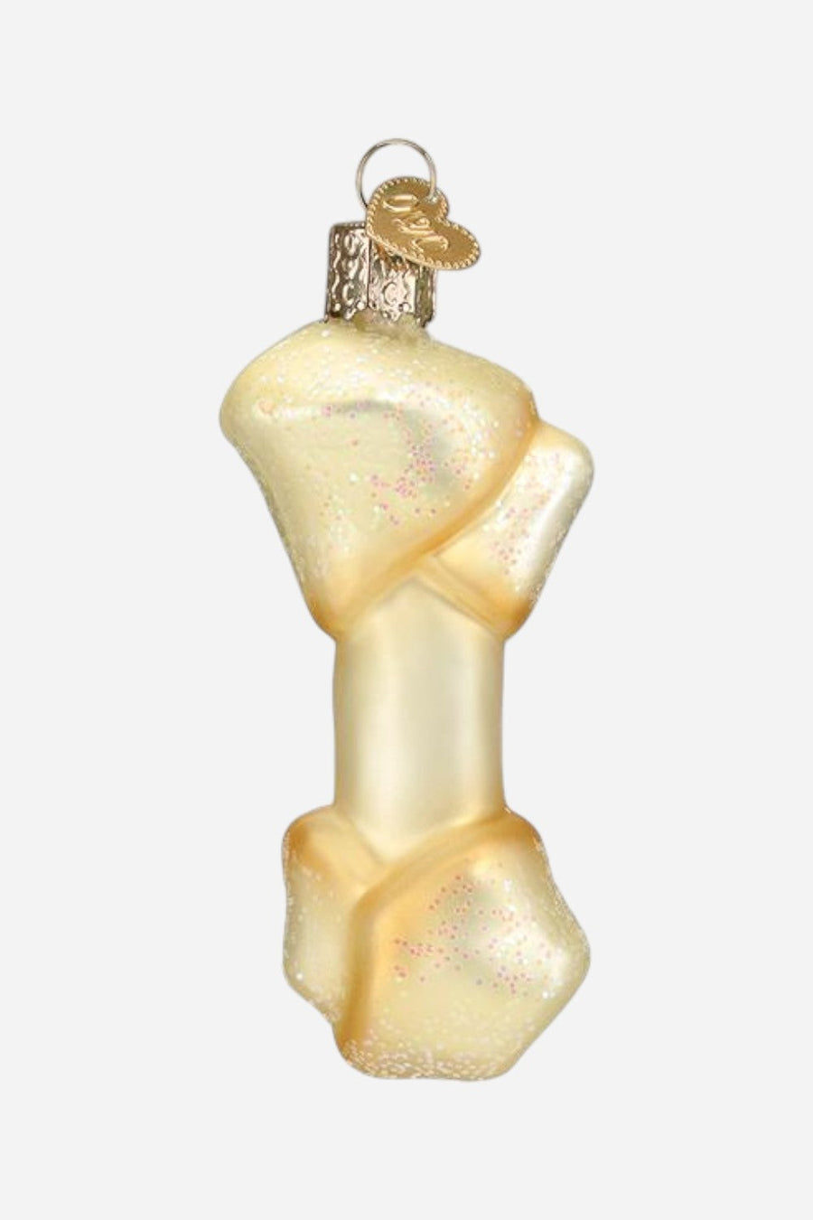 Rawhide Bone Ornament – front view