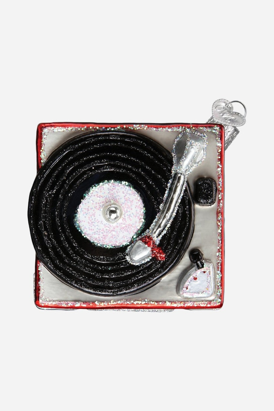 Record Player Ornament – top view