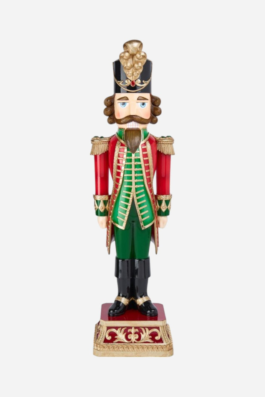Red/Green Nutcracker 26" – front view