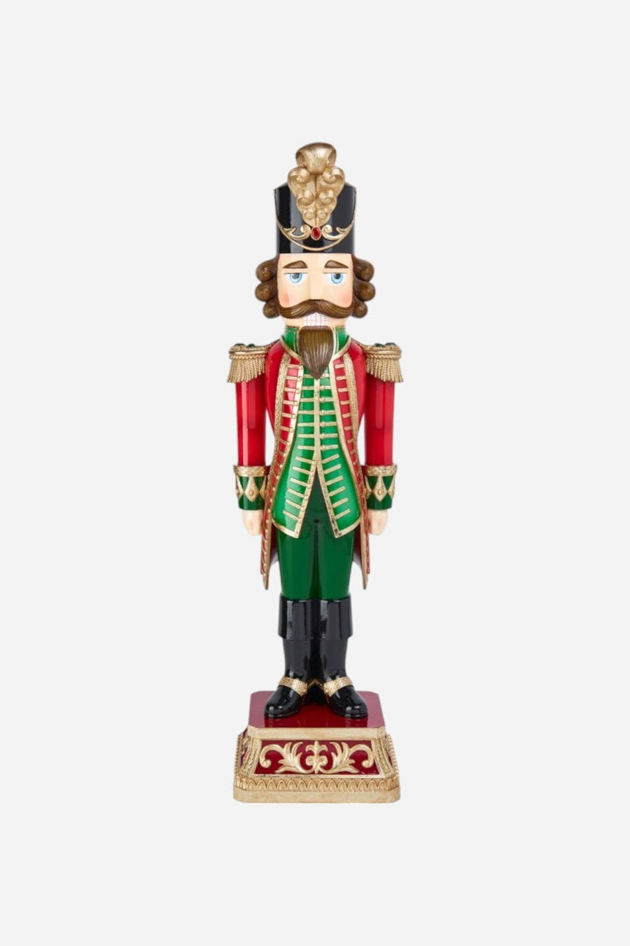 Red/Green Nutcracker 26" – front view