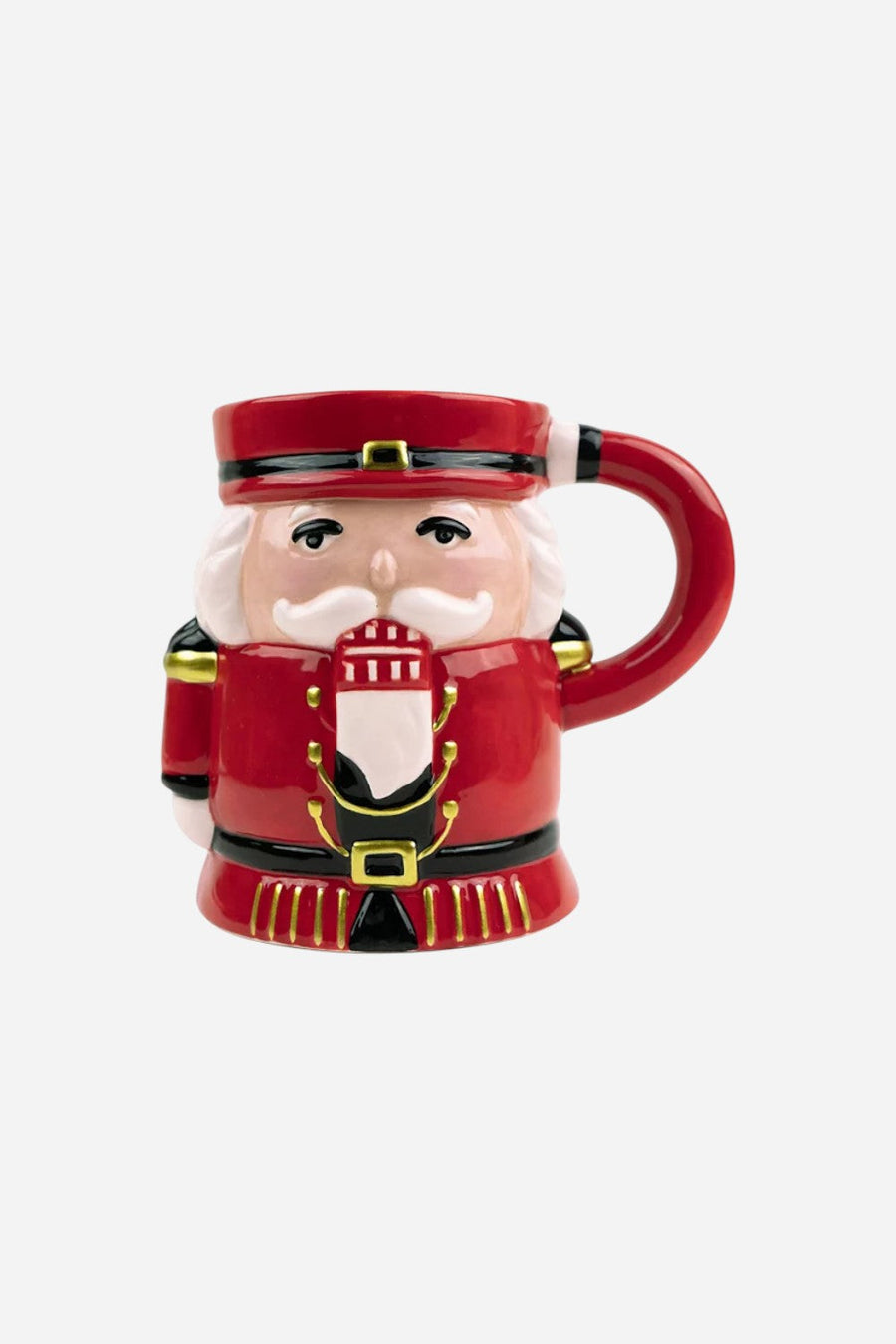 Red Nutcracker Mug – front view
