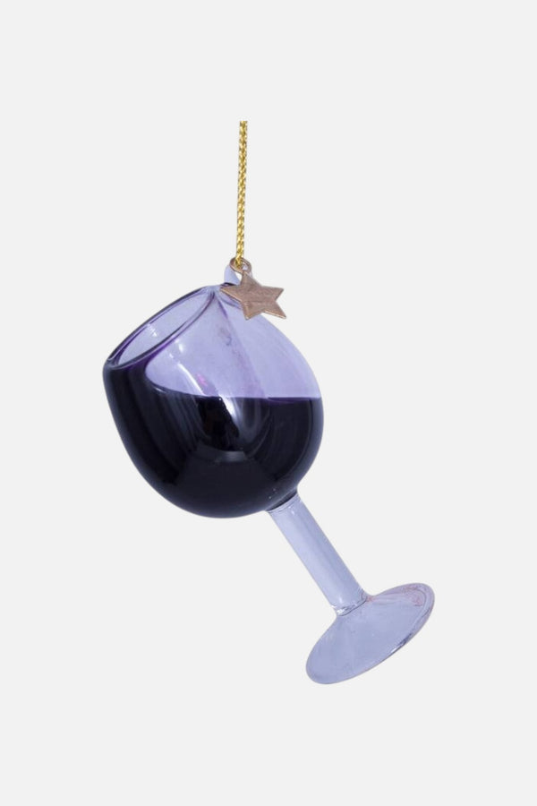 Red Wine Glass Ornament