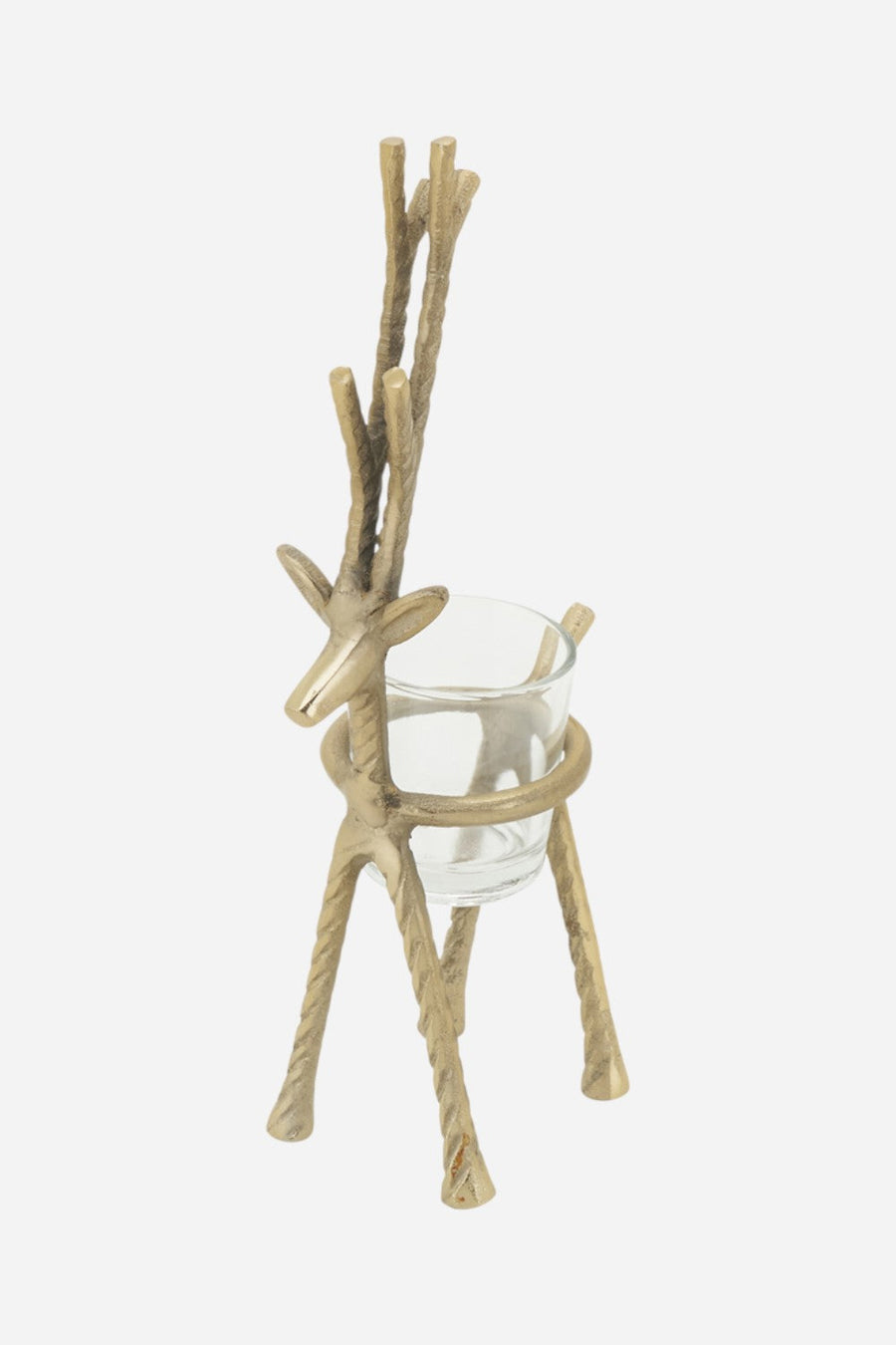 Reindeer Votive Holder Set of 3 – back view
