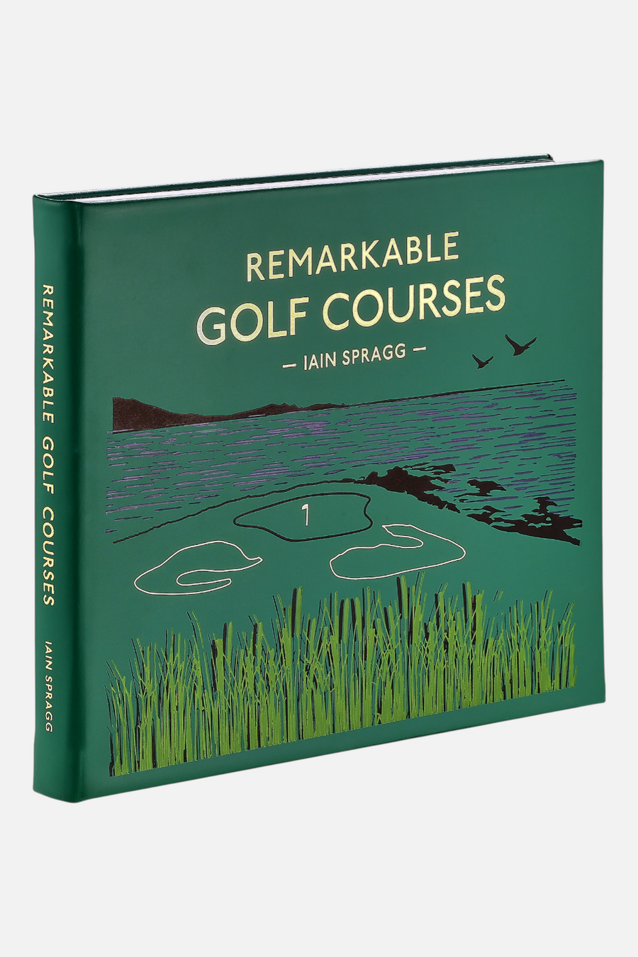 Remarkable Golf Courses Print Book – back view