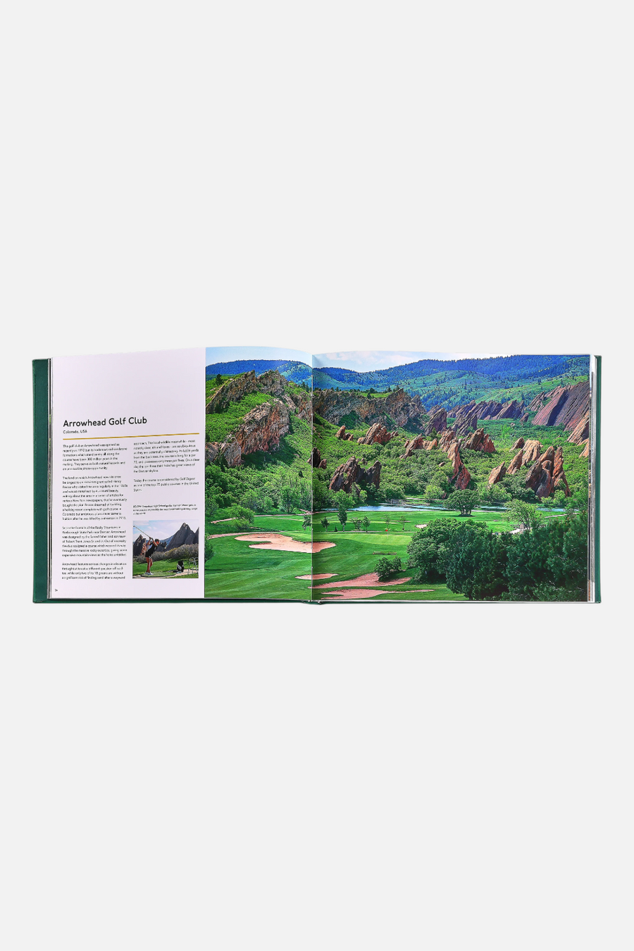 Remarkable Golf Courses Print Book – detail
