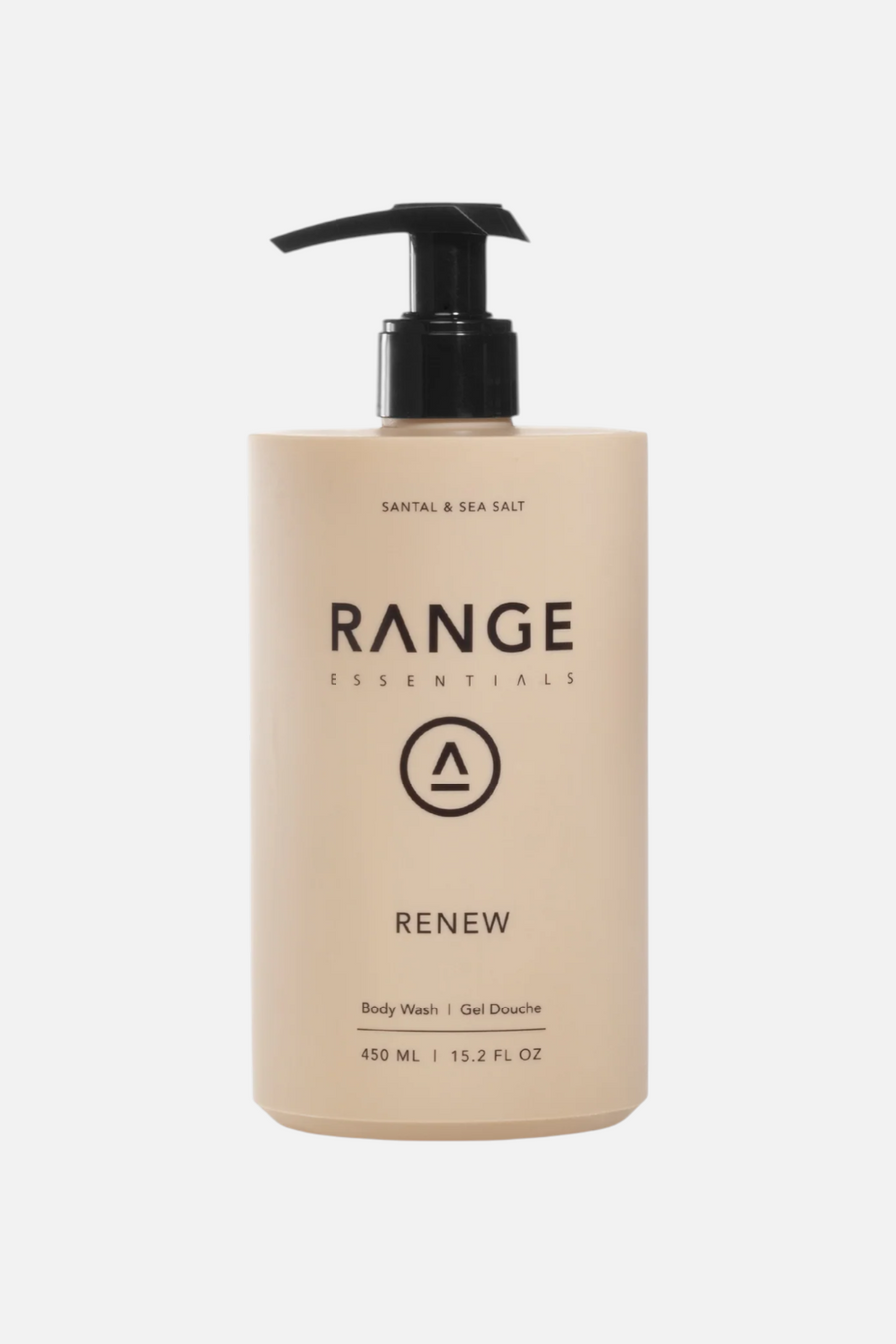 Range Essentials Men's Body Wash 450 ML- Renew: Santal & Sea Salt