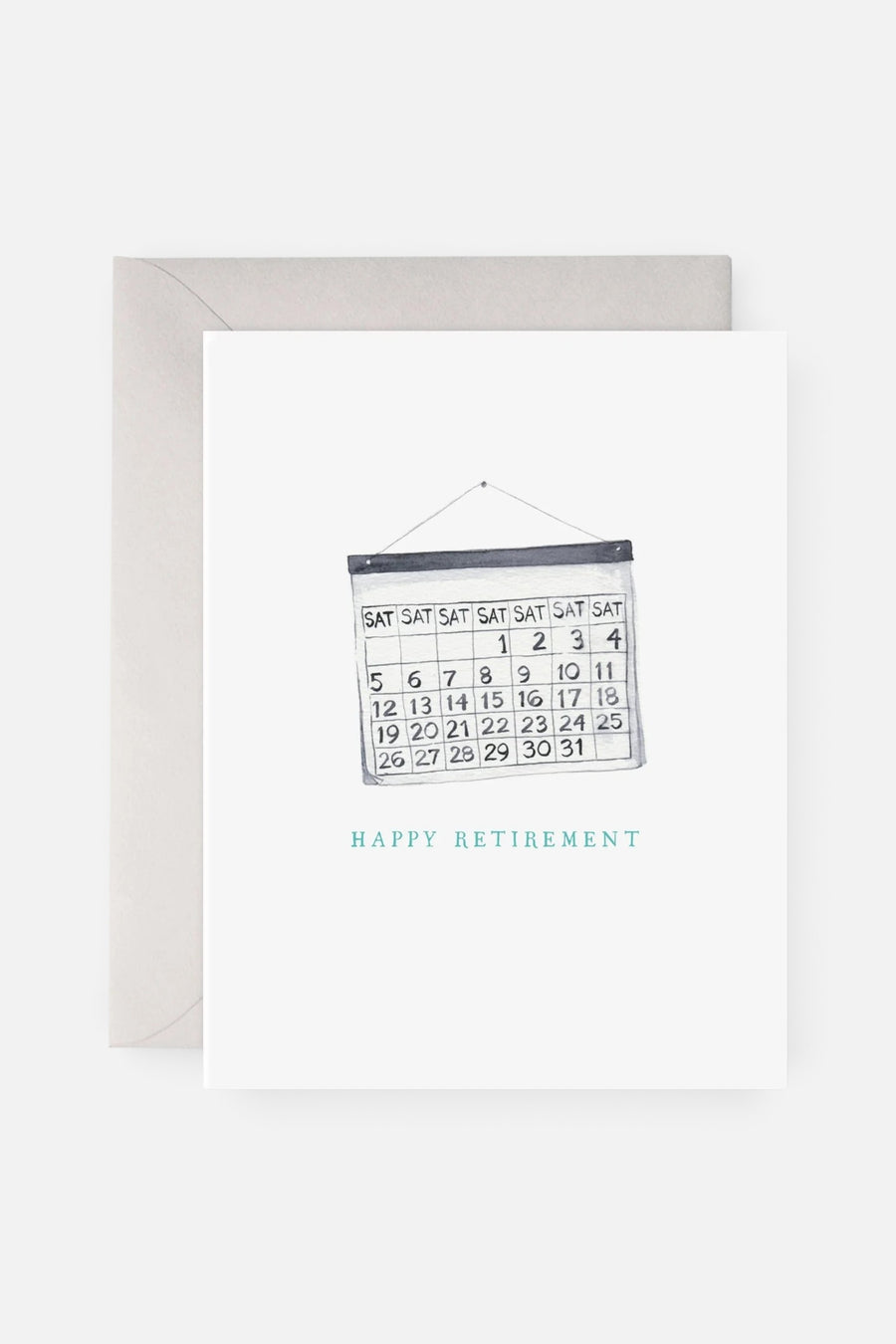 Retirement Saturdays Card – front view